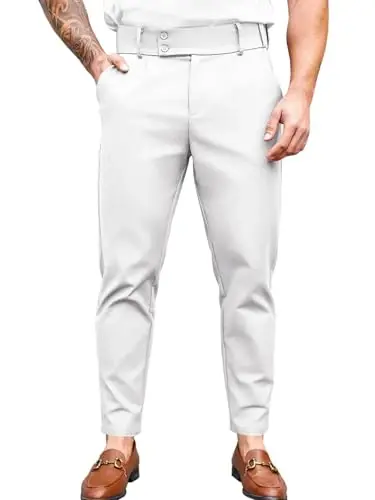 PASLTER Mens Chino Shimlar Slim Fit Yassi Oldi Stretch Tor Qavatli Kiyim Shimlar Tasodifiy Shimlar 