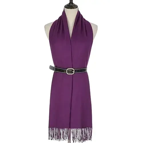 PasModazoneina Ayollar uchun Shal Sharflari Katta Qishki Sharf Yumshoq Shallar va Oqshom Ko'ylaklari uchun Sharf To'y uchun Shal - 5