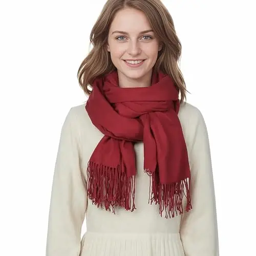 RUI VTRON PasModazoneina Shawl Wraps for Women Large Winter Scarf Soft Shawls and Wraps for Evening Dresses Shawl for Wedding - 3