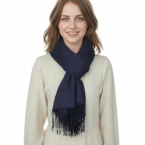 PasModazoneina Shawl Wraps for Women Large Winter Scarf Soft Shawls and Wraps for Evening Dresses Shawl for Wedding - 4