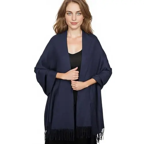 PasModazoneina Shawl Wraps for Women Large Winter Scarf Soft Shawls and Wraps for Evening Dresses Shawl for Wedding - 5