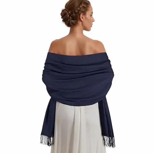 PasModazoneina Shawl Wraps for Women Large Winter Scarf Soft Shawls and Wraps for Evening Dresses Shawl for Wedding - RUI