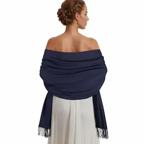 RUI VTRON PasModazoneina Shawl Wraps for Women Large Winter Scarf Soft Shawls and Wraps for Evening Dresses Shawl for Wedding 