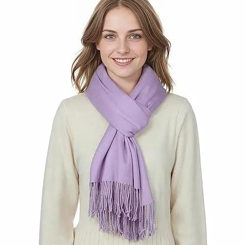 RUI VTRON PasModazoneina Shawl Wraps for Women Large Winter Scarf Soft Shawls and Wraps for Evening Dresses Shawl for Wedding - 3