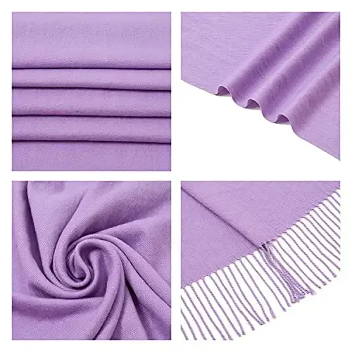 PasModazoneina Shawl Wraps for Women Large Winter Scarf Soft Shawls and Wraps for Evening Dresses Shawl for Wedding - 7