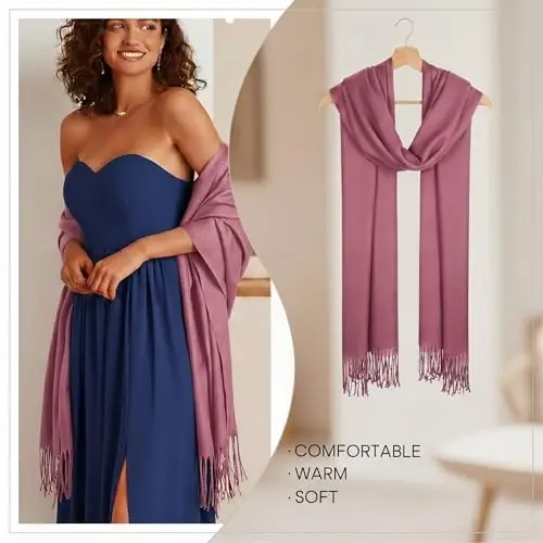 PasModazoneina Shawl Wraps for Women Large Winter Scarf Soft Shawls and Wraps for Evening Dresses Shawl for Wedding - RUI (1)