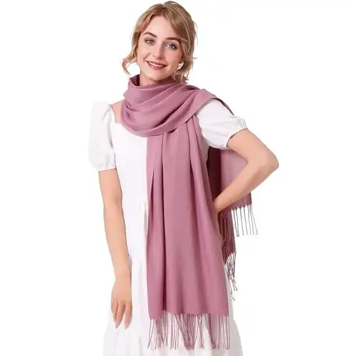 RUI VTRON PasModazoneina Shawl Wraps for Women Large Winter Scarf Soft Shawls and Wraps for Evening Dresses Shawl for Wedding - 2