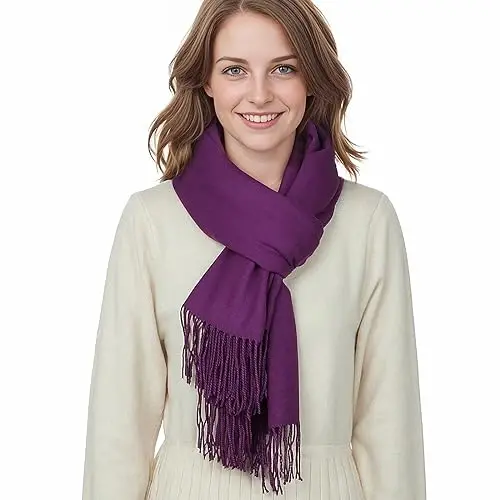 RUI VTRON PasModazoneina Shawl Wraps for Women Large Winter Scarf Soft Shawls and Wraps for Evening Dresses Shawl for Wedding - 3