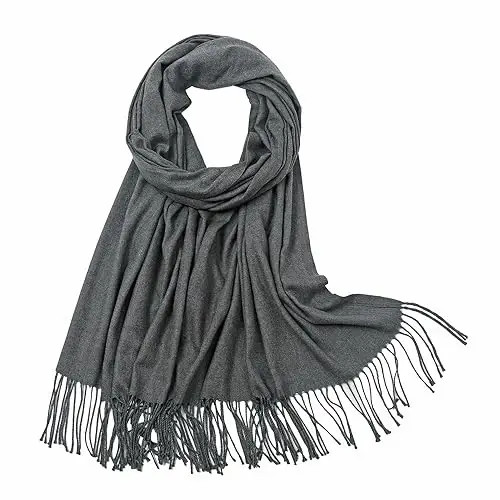 PasModazoneina Shawl Ayollar uchun katta qishki ro'mol Yumshoq ro'mol va kechki liboslar uchun ro'mol To'y uchun ro'mol - 6