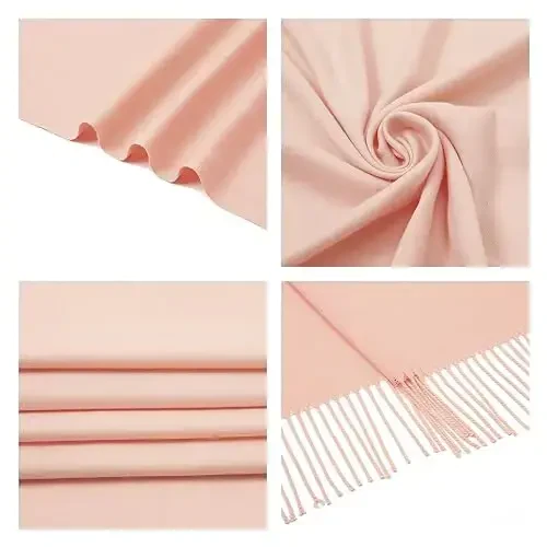 PasModazoneina Shawl Ayollar uchun katta qishki ro'mol Yumshoq ro'mol va kechki liboslar uchun ro'mol To'y uchun ro'mol - 7