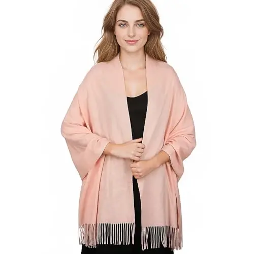 PasModazoneina Shawl Ayollar uchun katta qishki ro'mol Yumshoq ro'mol va kechki liboslar uchun ro'mol To'y uchun ro'mol - 2
