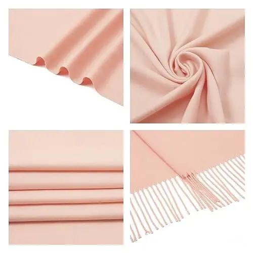 PasModazoneina Shawl Ayollar uchun katta qishki ro'mol Yumshoq ro'mol va kechki liboslar uchun ro'mol To'y uchun ro'mol - 7