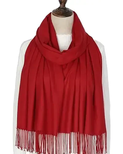 PasModazoneina Shawl Ayollar uchun katta qishki sharf Yumshoq ro'mol va kechki liboslar uchun ro'mol To'y uchun ro'mol - 6