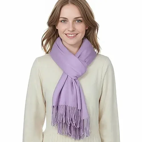 PasModazoneina Shawl Ayollar uchun katta qishki sharf Yumshoq ro'mol va kechki liboslar uchun ro'mol To'y uchun ro'mol - 3