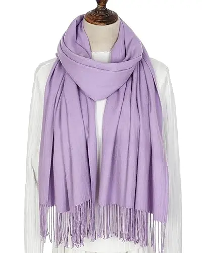 PasModazoneina Shawl Ayollar uchun katta qishki sharf Yumshoq ro'mol va kechki liboslar uchun ro'mol To'y uchun ro'mol - 6
