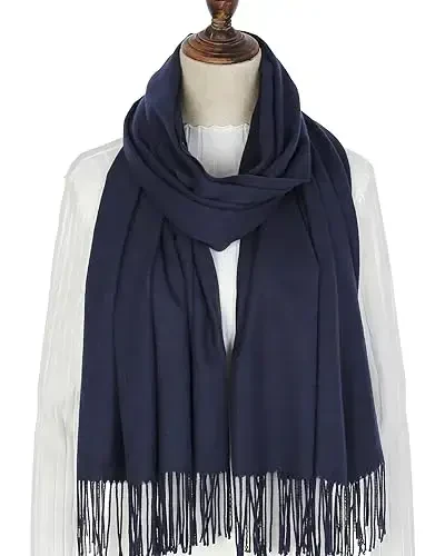 PasModazoneina Shawl Ayollar uchun katta qishki sharf yumshoq ro'mollar va kechki liboslar uchun ro'mol to'ylar uchun ro'mol - 7