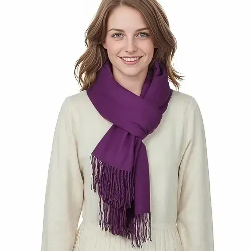 PasModazoneina Shawl Wraps for Women Large Winter Scarf Soft Shawls and Wraps for Evening Dresses Shawl for Wedding - 3