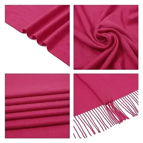 PasModazoneina Shawl Wraps for Women Large Winter Scarf Soft Shawls and Wraps for Evening Dresses Shawl for Wedding - 7