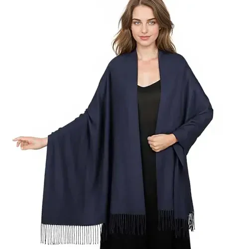 PasModazoneina Shawl Wraps for Women Large Winter Scarf Soft Shawls and Wraps for Evening Dresses Shawl for Wedding - 6
