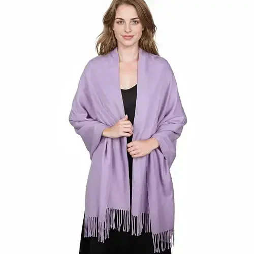 PasModazoneina Shawl Wraps for Women Large Winter Scarf Soft Shawls and Wraps for Evening Dresses Shawl for Wedding - 2