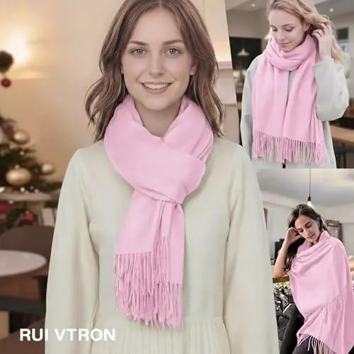 PasModazoneina Shawl Wraps for Women Large Winter Scarf Soft Shawls and Wraps for Evening Dresses Shawl for Wedding - 4