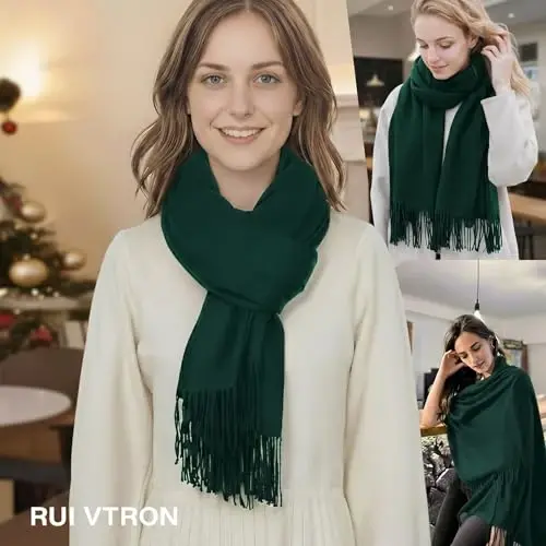 PasModazoneina Shawl Wraps for Women Large Winter Scarf Soft Shawls and Wraps for Evening Dresses Shawl for Wedding - 4