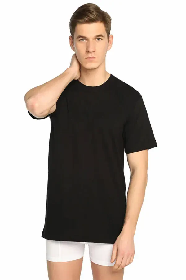Passion Crew Neck Men's Cotton Undershirt - 2