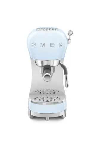 Pastel blue espresso coffee machine. - 4
