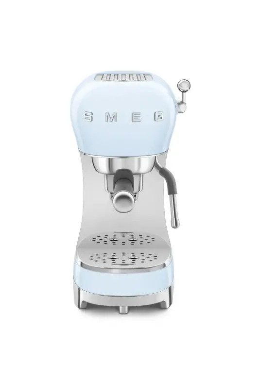 Pastel blue espresso coffee machine. - 4