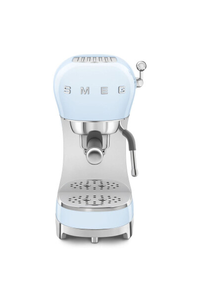 Pastel blue espresso coffee machine. - 2