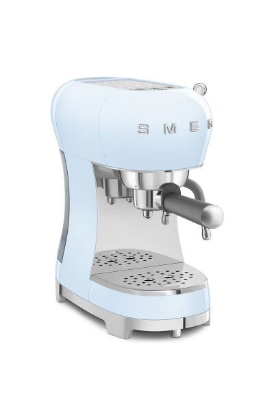 Pastel blue espresso coffee machine. - 3