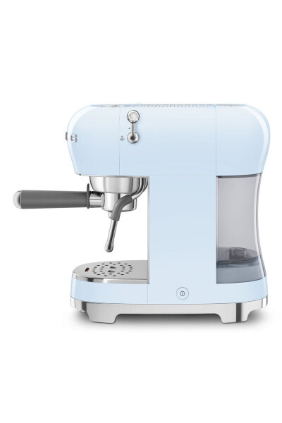 Pastel blue espresso coffee machine. - 6