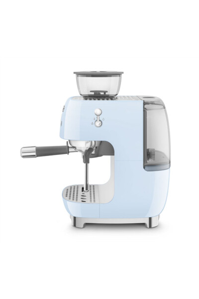 Pastel Blue Grinder Espresso Machine - 2