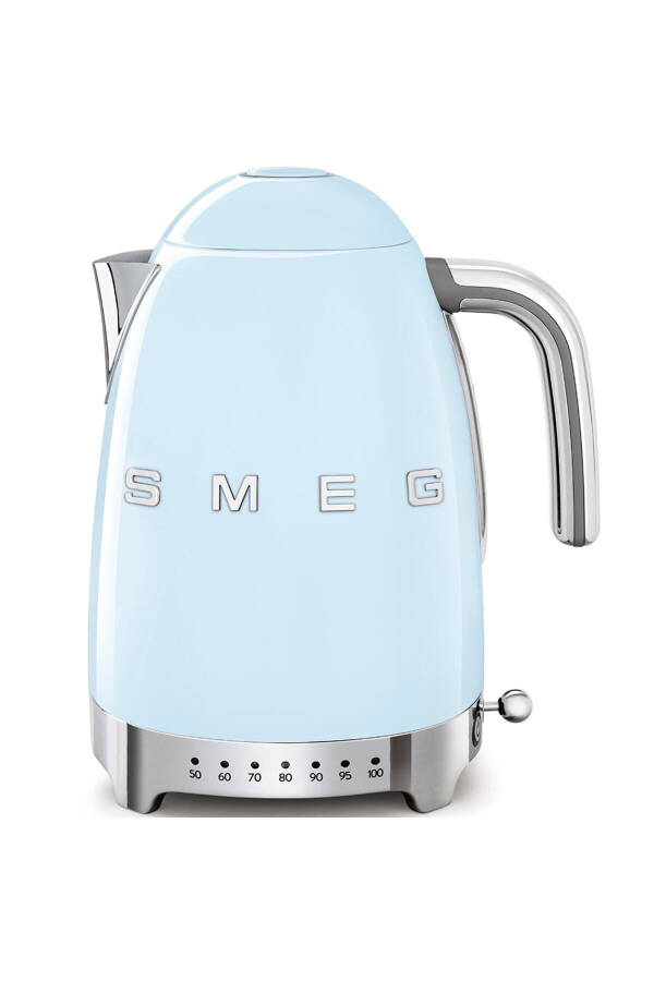 Pastel blue temperature controlled kettle and 2x4 toaster set. - 3