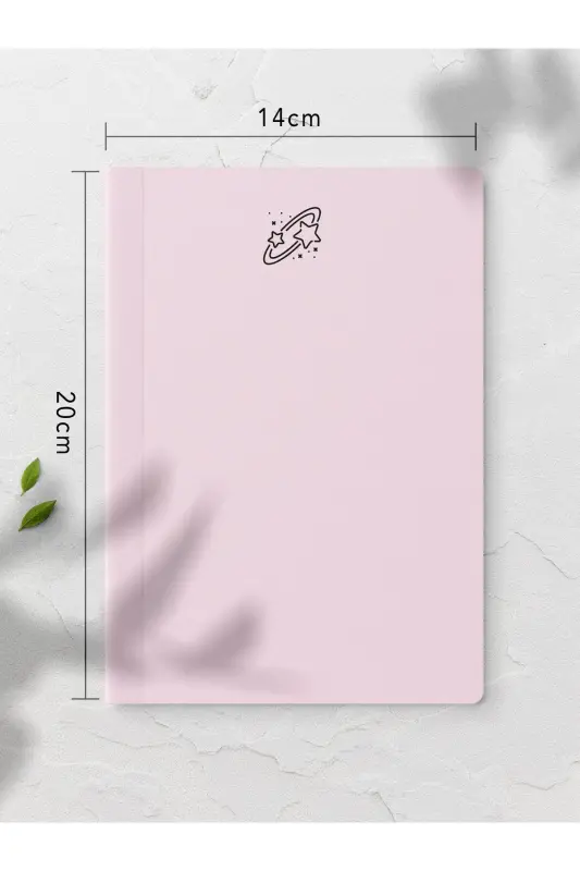 Pastel mavzudagi daftar to'plami - 4 dona - 14cm*20cm - 64 sahifa - Chizg'isiz-Pastel - 3