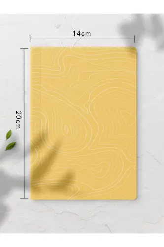 Pastel mavzudagi daftar to‘plami - Pastel dizaynli bloknot - 4 dona - 14cm*20cm - 64 varaq-Pastel - 3