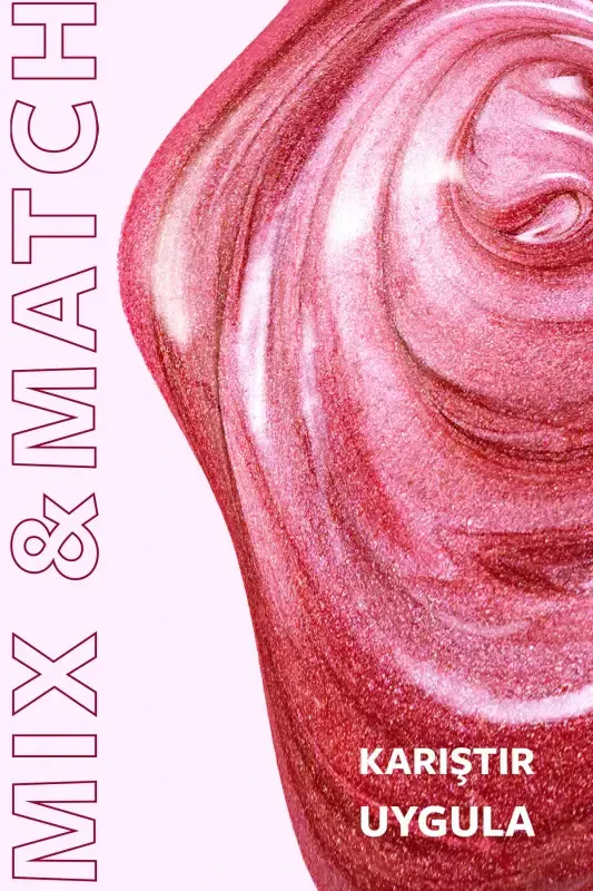 Pastel Show By Mix & Match Glow Liquid Highlighter 72 & Joy Liquid Blush 52-kırmızı - 4