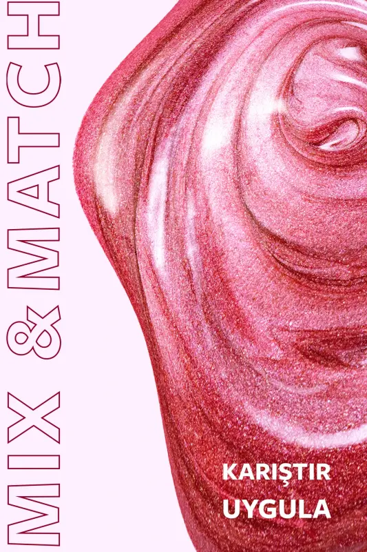 Pastel Show By Mix & Match Glow Liquid Highlighter 72 & Joy Liquid Blush 52-kırmızı - 4