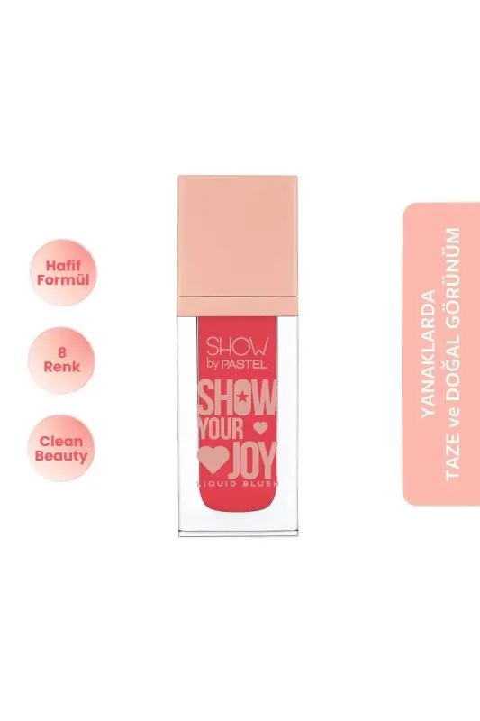 Pastel Show Your Joy Liquid Blush No: 56-Pomegranate Flower - 1