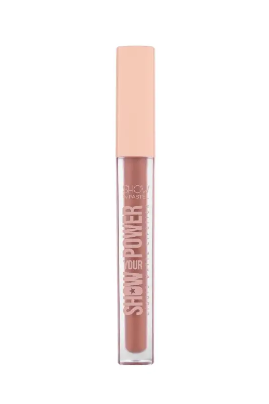 Pastel Show Your Power Liquid Lipstick Suyuq Lab bo'yog'i 609-Nude - 1