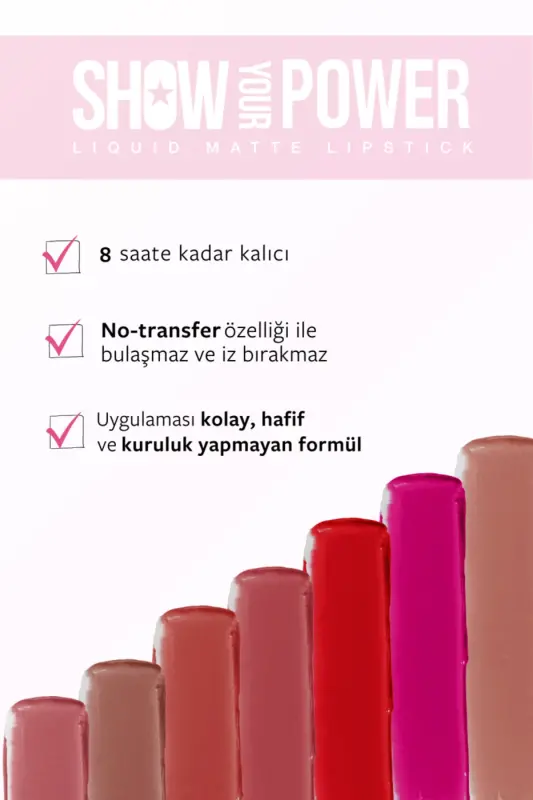 Пастельная жидкая матовая помада Show By Liquid Matte Lip Stick 606 - Розовый - 3