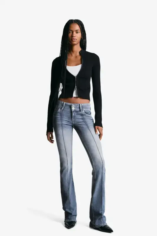 Pastki belli bootcut jinsi - 1