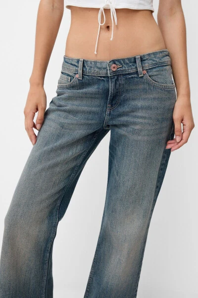 Pastki belli bootcut jinsi - 5