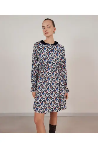 Pat Detailed Dress - 1