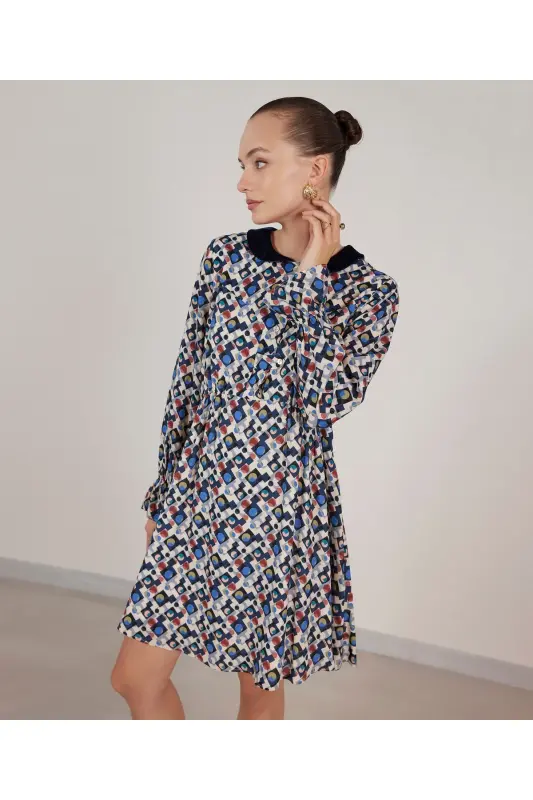 Pat Detailed Dress - 2