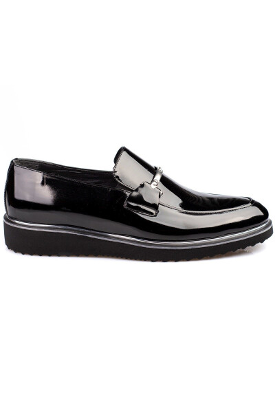 Patent Leather and Matte Black Classic Men's Shoes Suitable for Tuxedo and Suit - 8