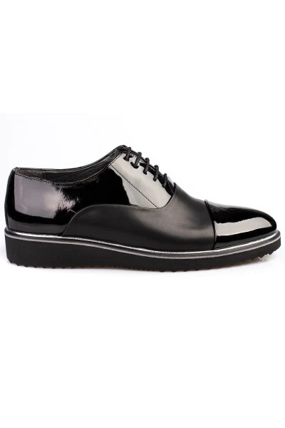 Patent Leather, High Heel, Classic, Groom, Suit Dress Shoes for Men - Modazone (1)