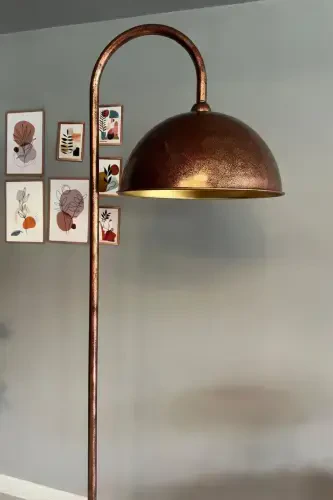 Patina Lamp Modern Decorative Metal Living Room Study Room Floor Lamp-Patina - BAMYUM (1)