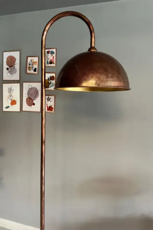 Patina Lamp Modern Decorative Metal Living Room Study Room Floor Lamp-Patina - 2