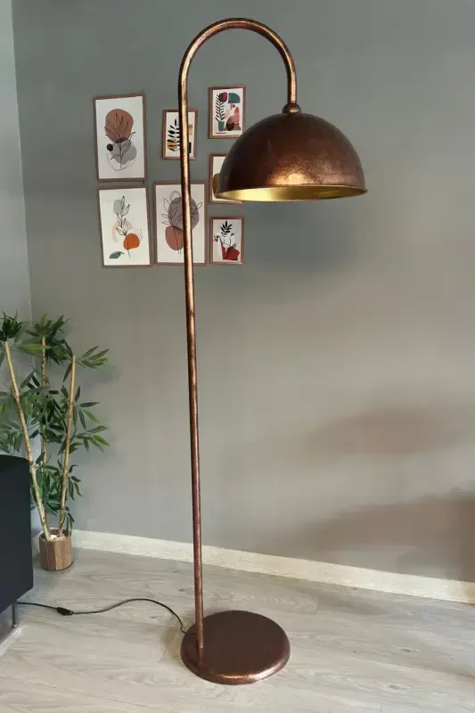 Patina Lamp Modern Decorative Metal Living Room Study Room Floor Lamp-Patina - 5